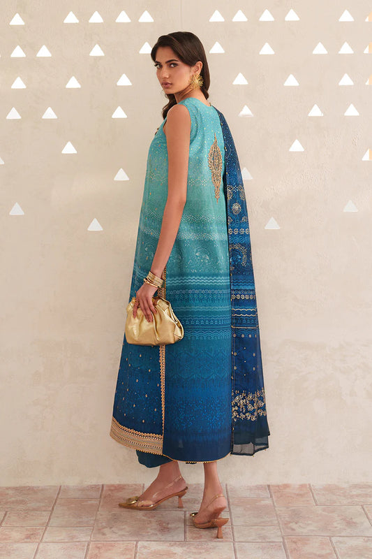 Marina Deep - 3 Piece Lawn Suit | Ready To Wear