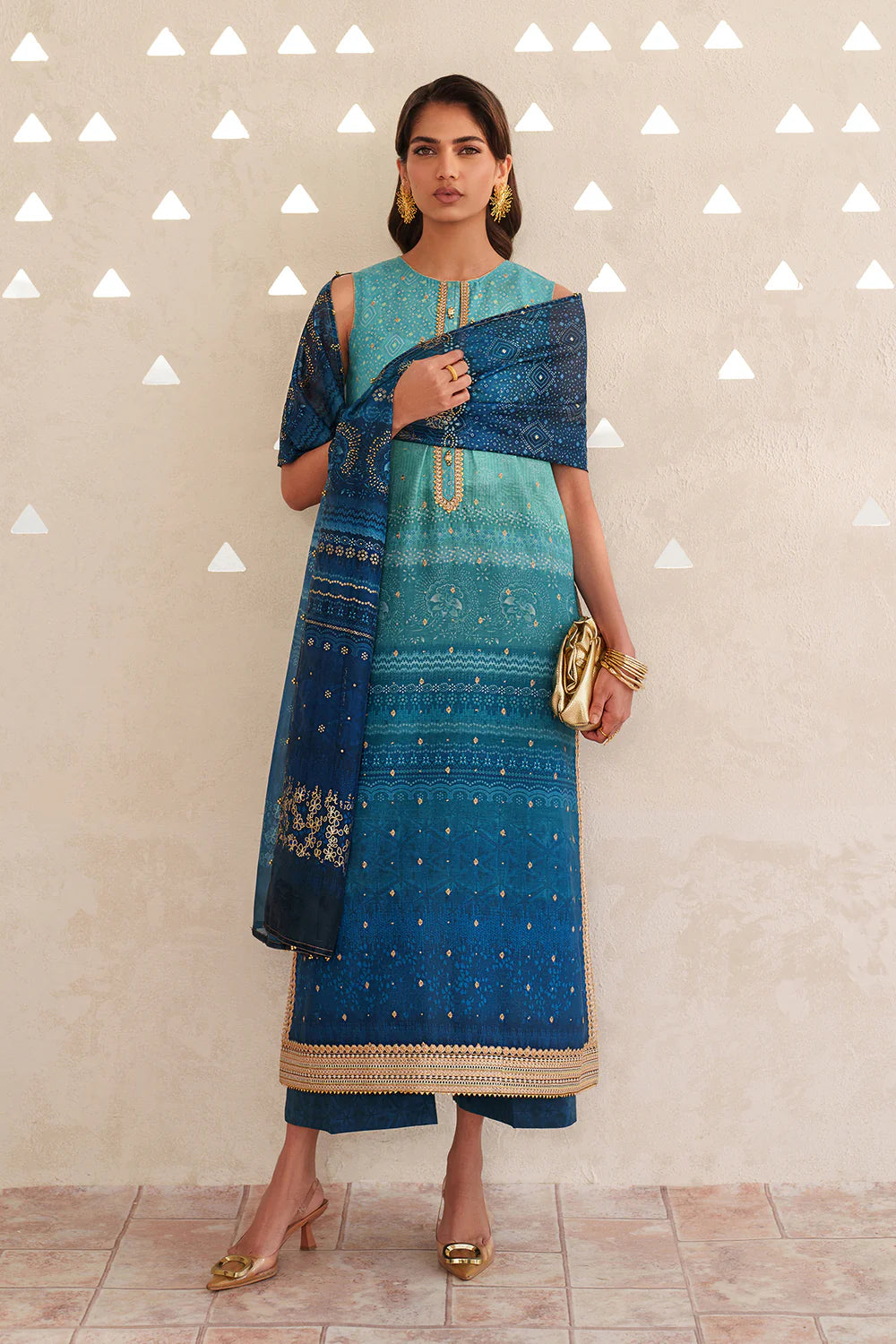 Marina Deep - 3 Piece Lawn Suit | Ready To Wear