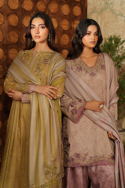 3 Piece Embroidered Lawn  Stitched Suit Ready To Wear