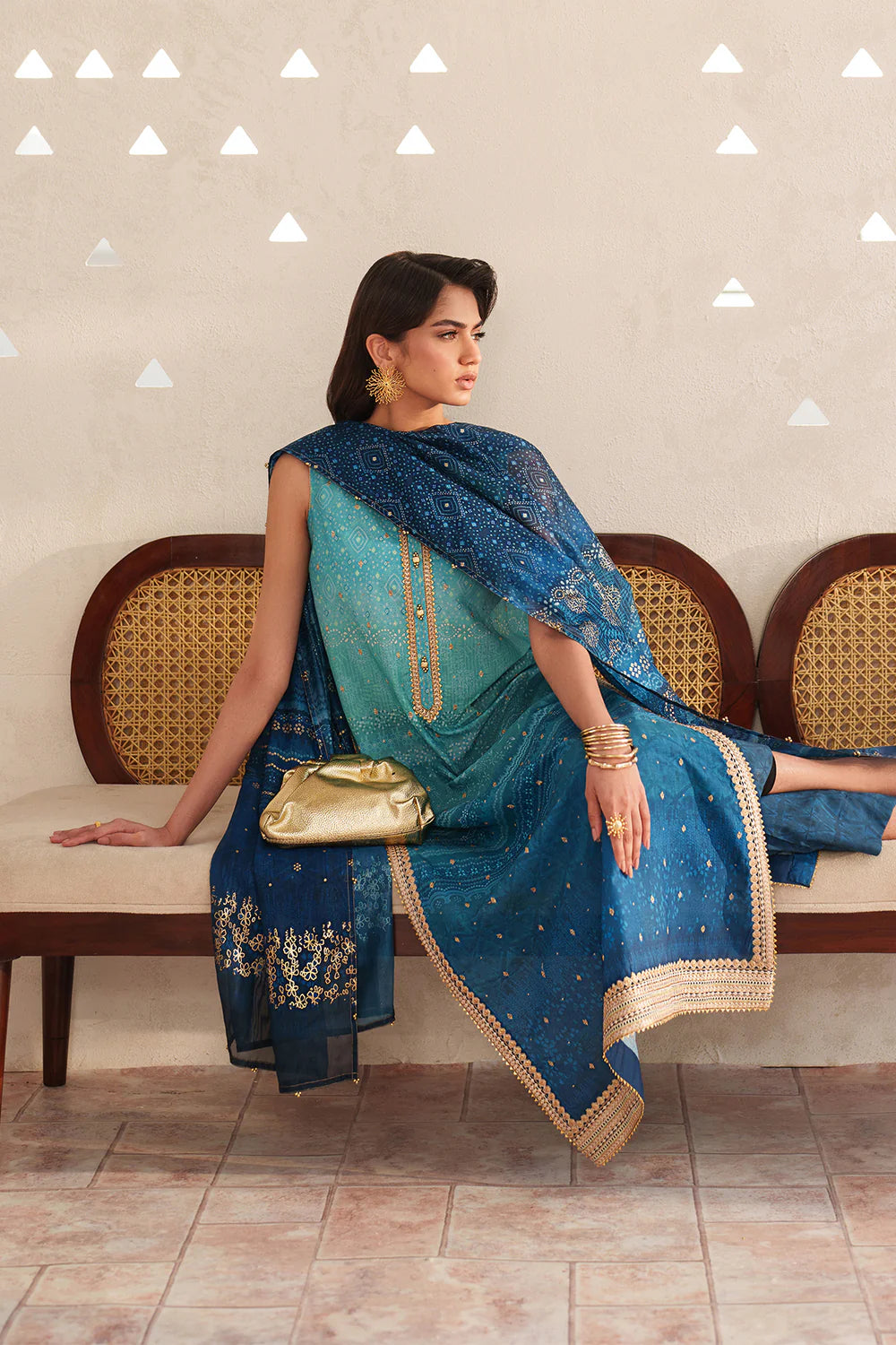 Marina Deep - 3 Piece Lawn Suit | Ready To Wear