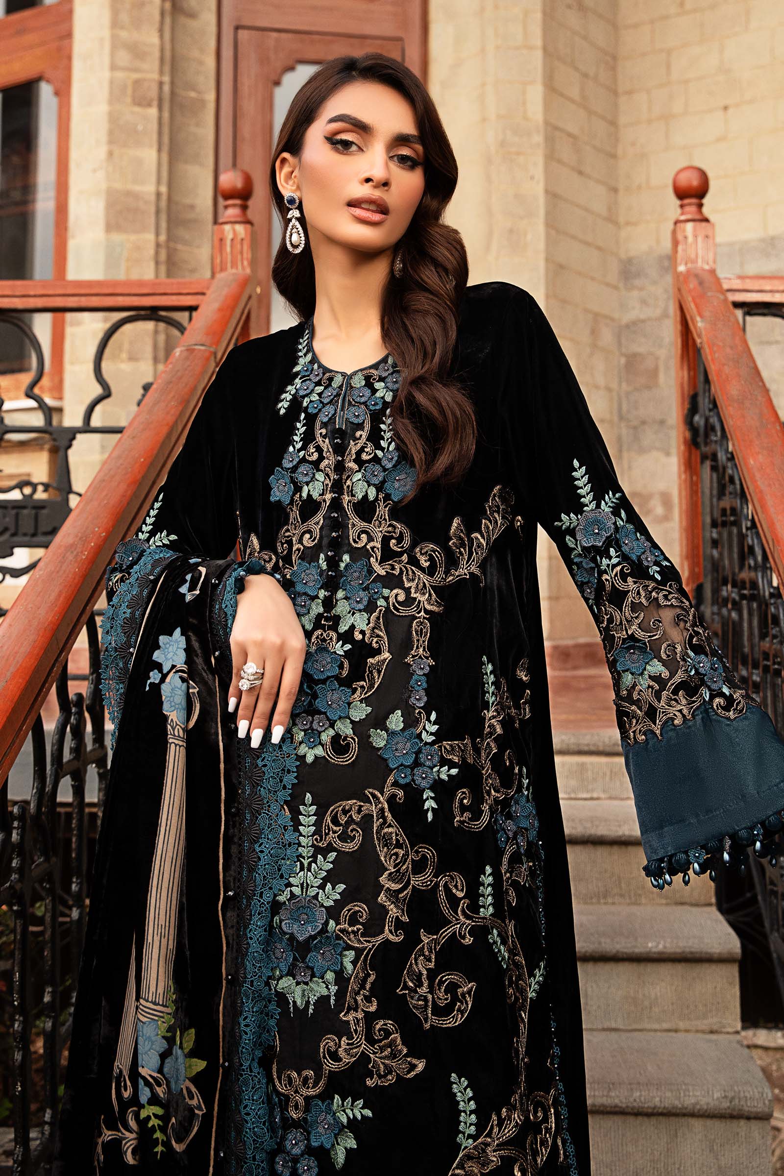 Lawn Embroidered Stiched 3 pieces Suit