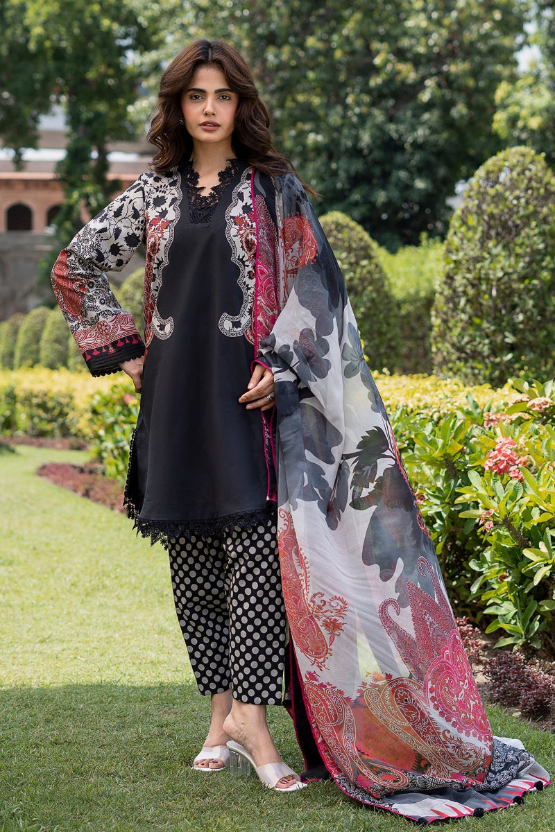 Charizma 03 Piece Printed Swiss Lawn Suit -  Ready To Wear