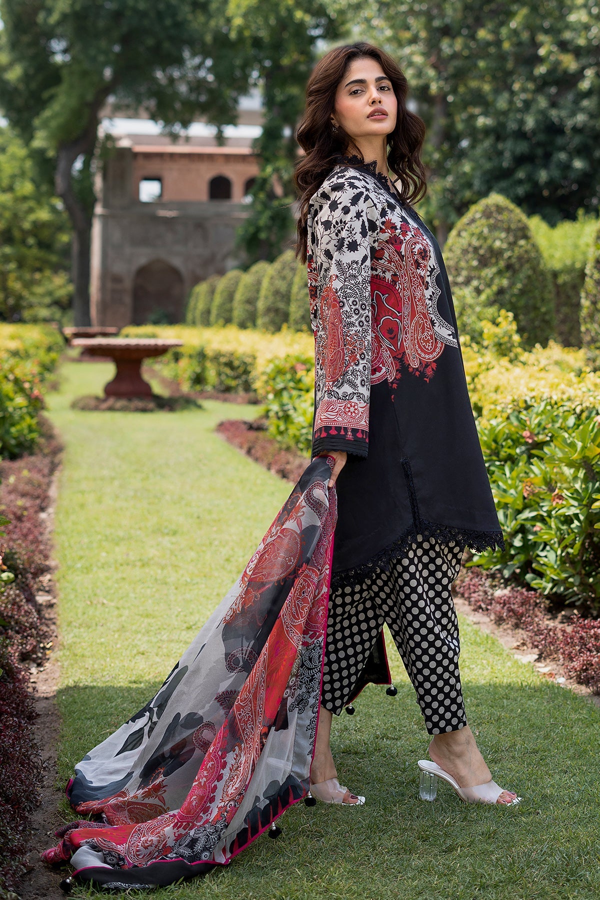 Charizma 03 Piece Printed Swiss Lawn Suit -  Ready To Wear
