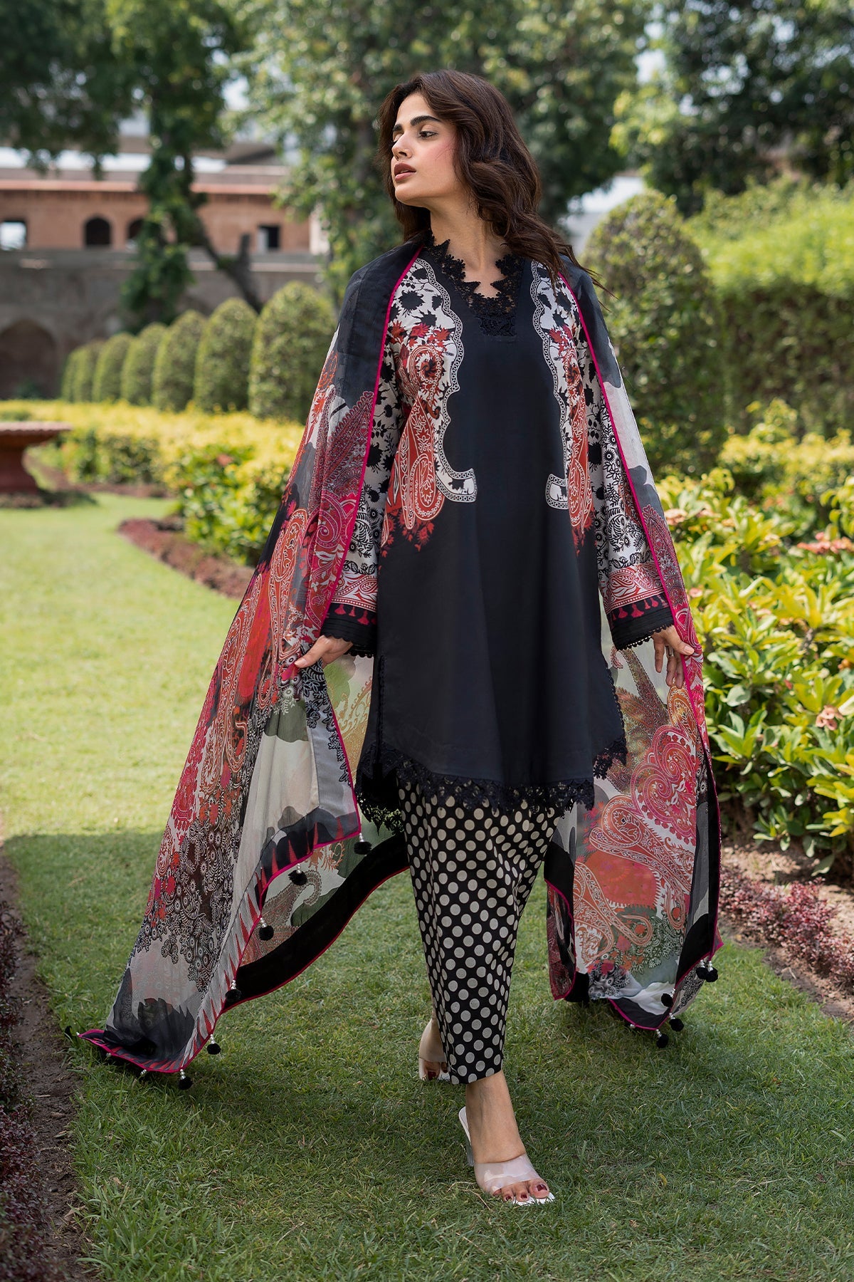 Charizma 03 Piece Printed Swiss Lawn Suit -  Ready To Wear