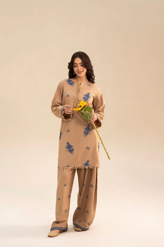 02-Piece Embroidered Lawn Suit | Ready To Wear