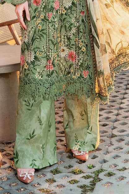 03-Piece Premium Lawn Chikankari Suit Ready To Wear