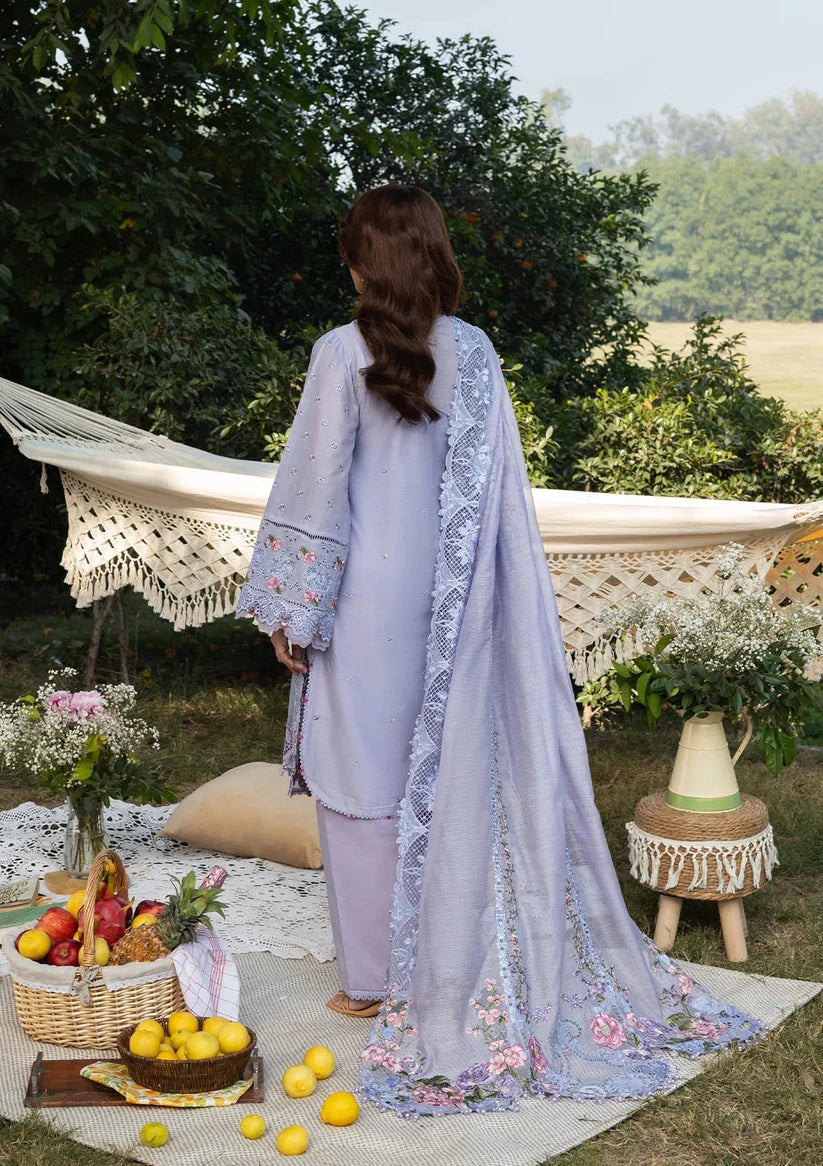 03-Piece Lawn Suit With Jacquard Dupatta | Ready To Wear