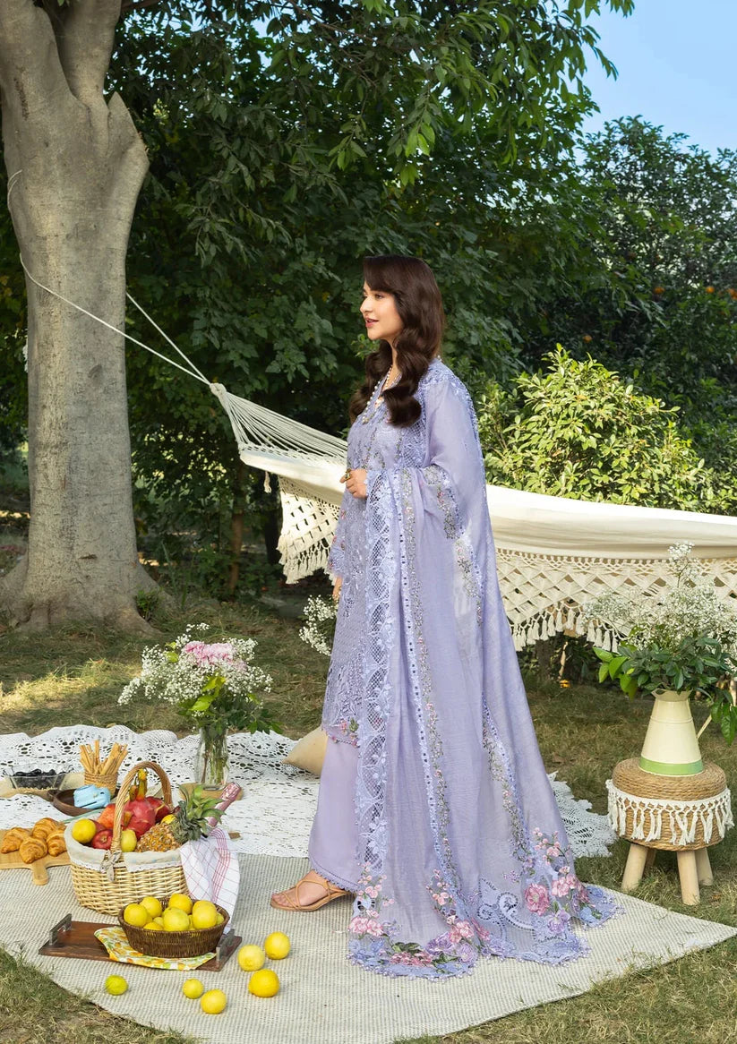 03-Piece Lawn Suit With Jacquard Dupatta | Ready To Wear