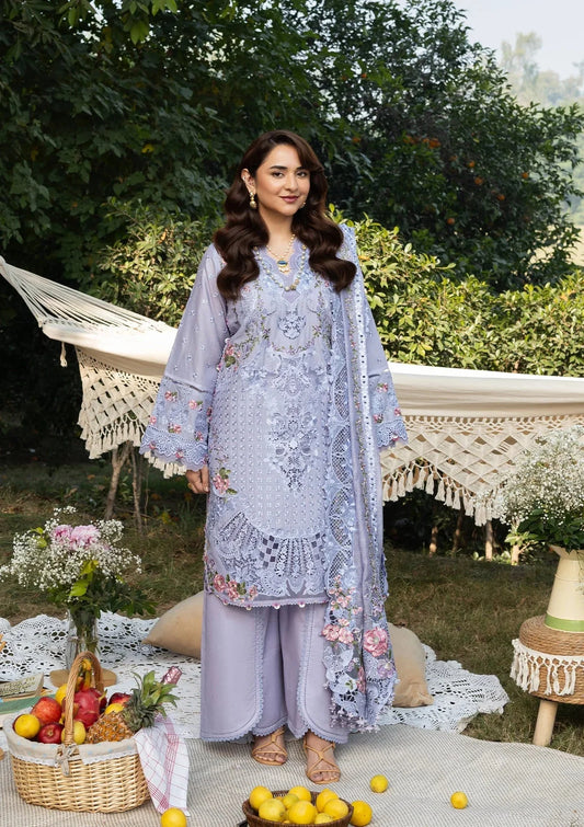 03-Piece Lawn Suit With Jacquard Dupatta | Ready To Wear