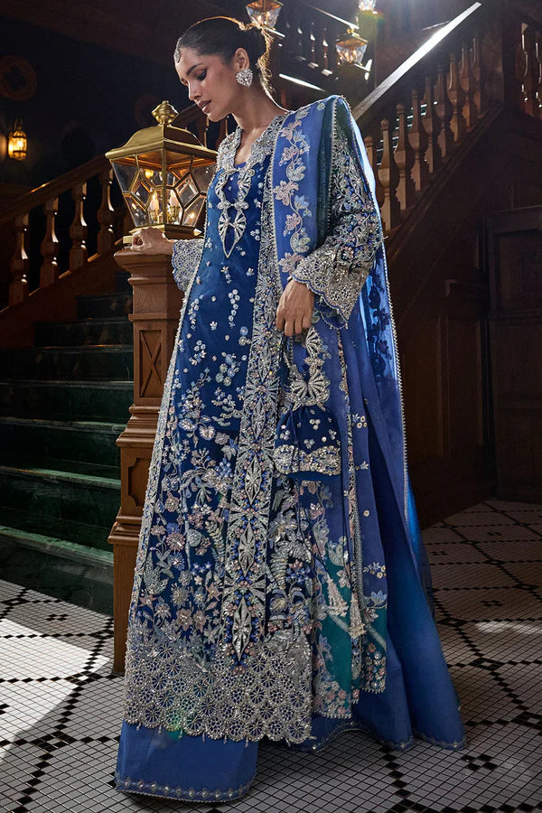 03-Piece Heavy Embroidered Hand Embellished With Dupatta - Ready To Wear