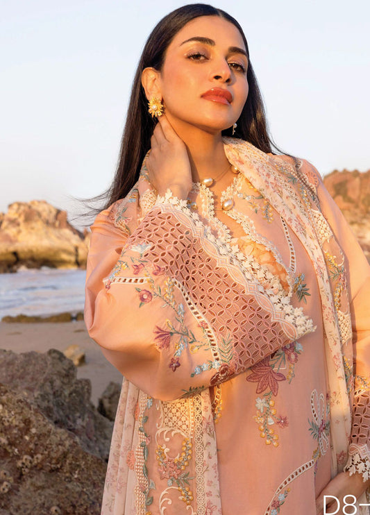 3PC Luxury Embroidered Chikankari Lawn Dress