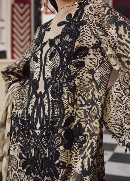 3 Piece Stitched  Lawn Suit - Ready to Wear