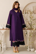 3 Piece Stitched Dhanak  Dress - Ready to Wear