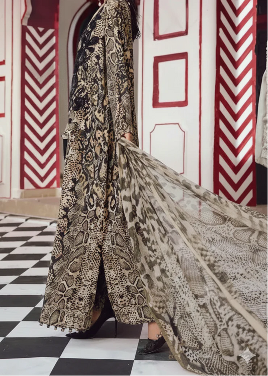 3 Piece Stitched  Lawn Suit - Ready to Wear