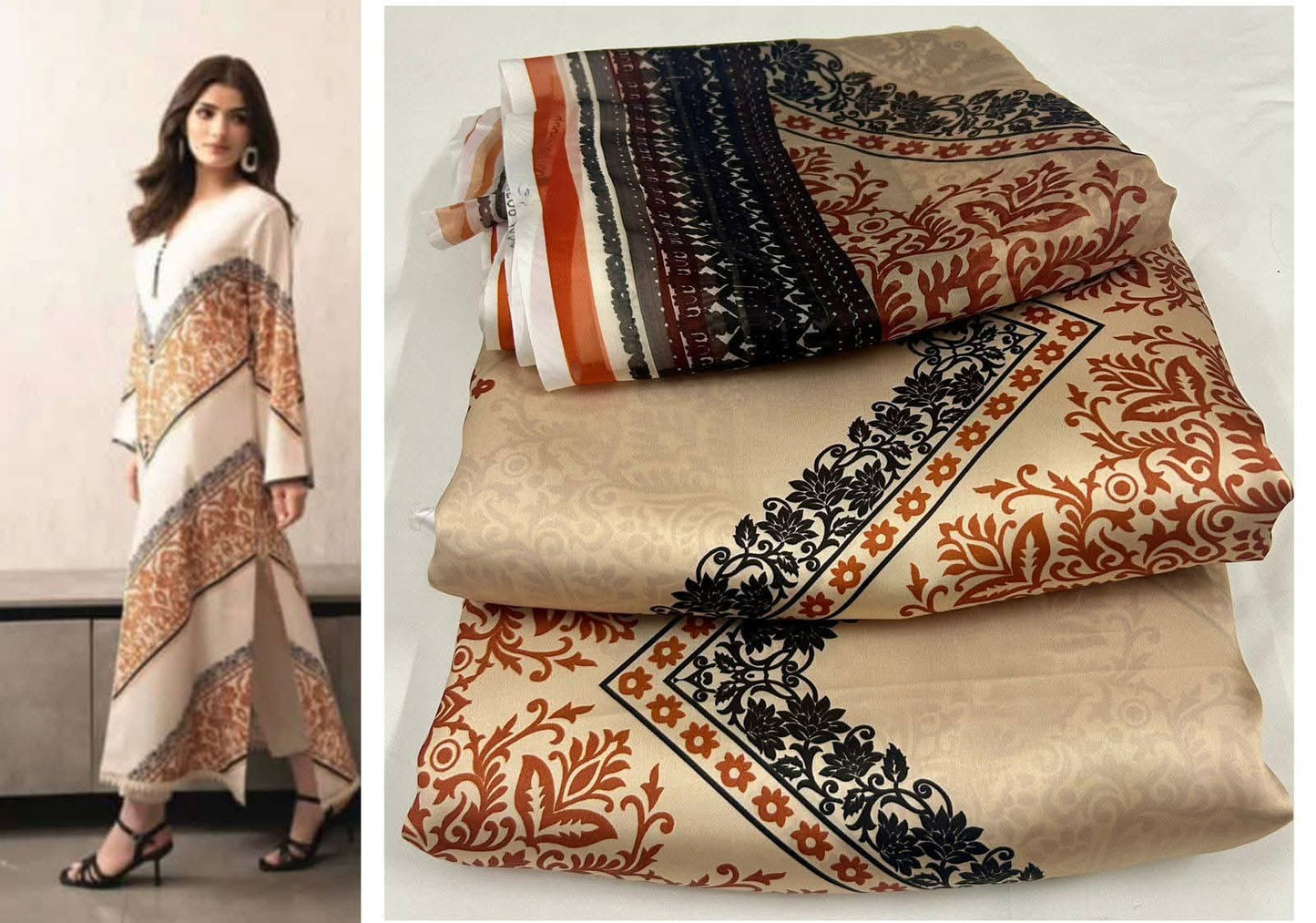 Digital Silk Printed