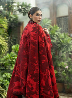 3 Piece Stitched Lawn & Chiffon Ready To Wear Dress