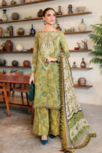 3 Piece Stitched Lawn Dress - Ready To Wear