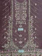 3 Piece Chiffon Stitched Suit - Ready to Wear