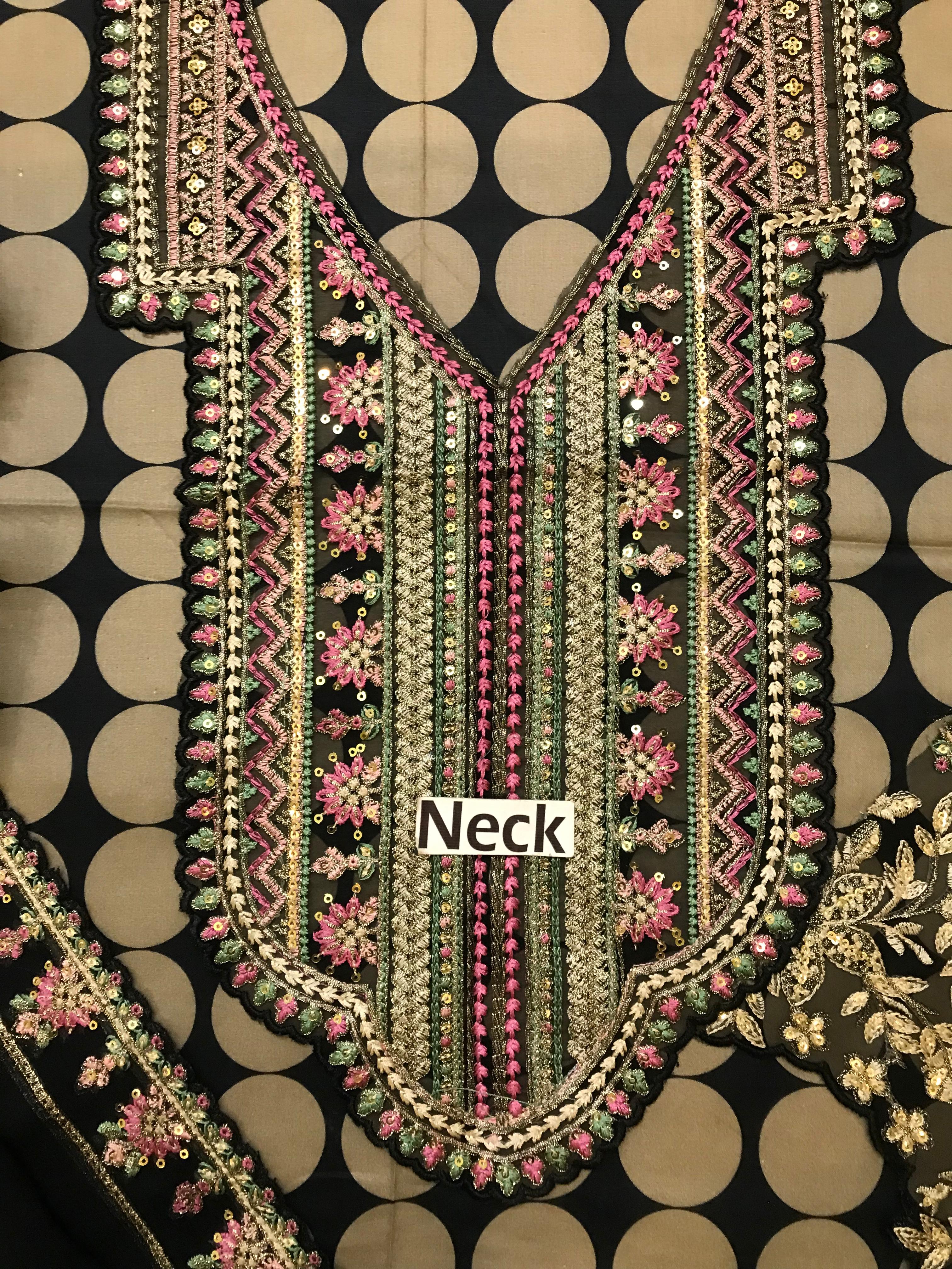 3 Piece Stitched Lawn Suit - Ready To Wear