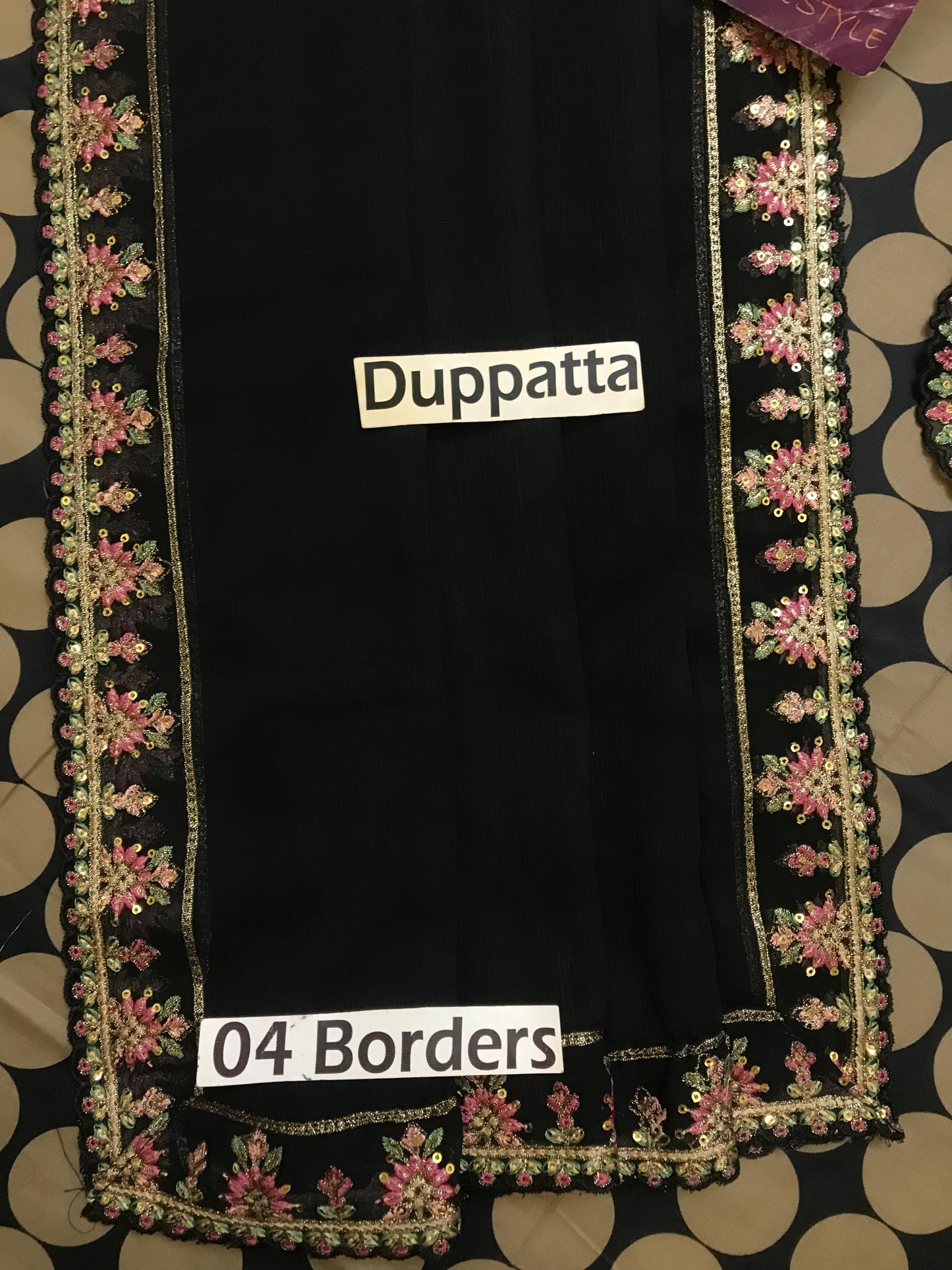 3 Piece Stitched Lawn Suit - Ready To Wear
