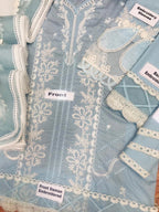 3 Piece Stitched Lawn Suit - Ready To Wear