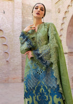 3 Piece Stitched Chikankari Embroidery Dress - Ready To Wear