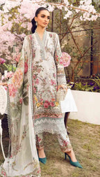 Stitched 3-Piece Embroidered Lawn Suit – New Arrival