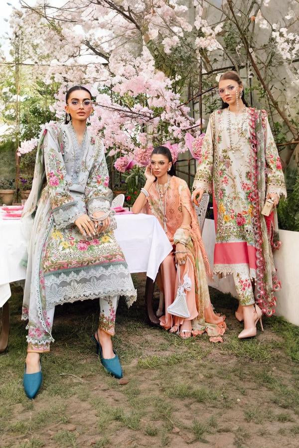 Stitched 3-Piece Embroidered Lawn Suit – New Arrival