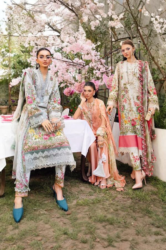 Stitched 3-Piece Embroidered Lawn Suit – New Arrival