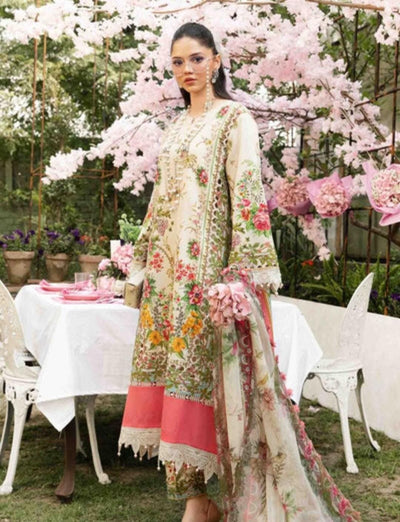 Stitched 3-Piece Embroidered Lawn Suit – New Arrival