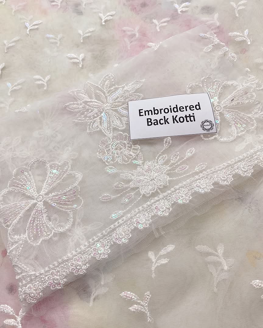 3 Piece Stitched Embroidery Dress - Ready To Wear