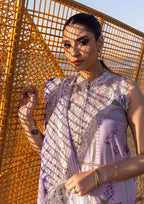 3 Piece Stitched Chikankari Embroidery Dress - Ready To Wear