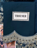 3 Piece Stitched Chiffon Embroidery Dress - Ready To Wear