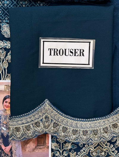 3 Piece Stitched Chiffon Embroidery Dress - Ready To Wear