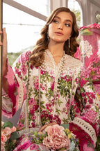 3 Piece Stitched Lawn Dress - Ready To Wear