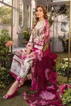 3 Piece Stitched Lawn Dress - Ready To Wear