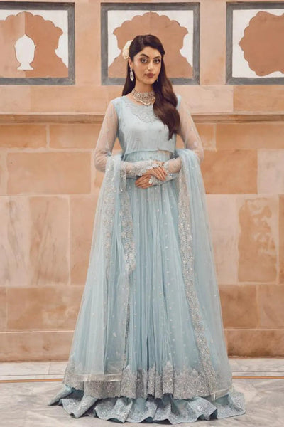 3 Piece Chiffon Embroidery Dress - Ready To Wear