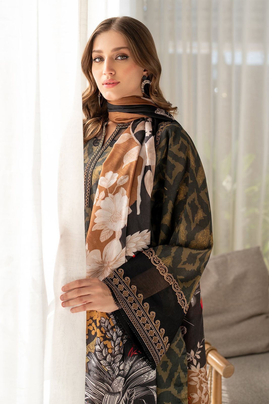 3 Piece Stitched Suit - Ready To Wear