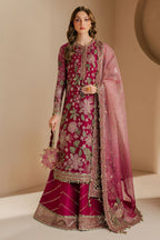 3 Piece Stitched Chiffon Embroidery Dress - Ready To Wear