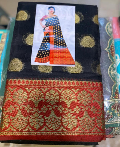 Dhaka Banarasi Stitched Saare - Ready To Wear