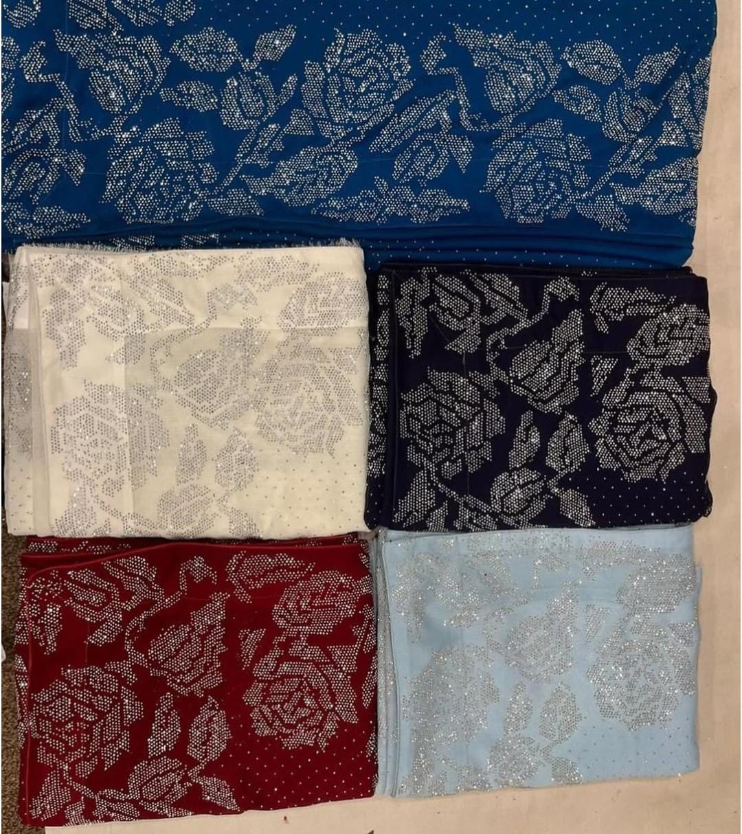 Chiffon Stone Work Stitched Saare - Ready To Wear