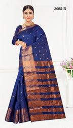 Indian Banarasi Stitched Saare - Ready To Wear