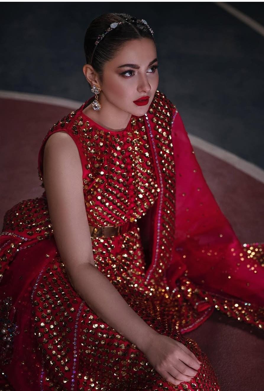 3 Piece Stitched Chiffon Embroidery Dress - Ready To Wear