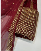 3 Piece Stitched Chiffon Embroidery Dress - Ready To Wear