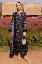 3 Piece Stitched Lawn Dress - Ready To Wear
