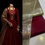 3 Piece Stitched Full Maxi Dress - Ready To Wear