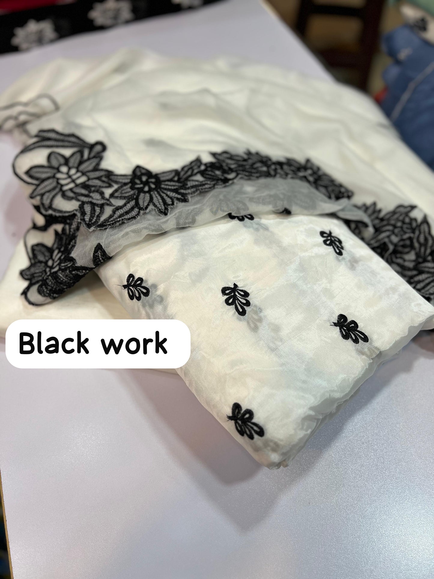 3 Piece Stitched Silk Dress - Ready To Wear