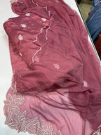 3 Piece Stitched Silk Dress - Ready To Wear