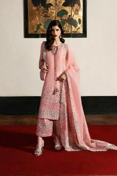 3 Piece Luxury Embroidery Dress - Ready To Wear