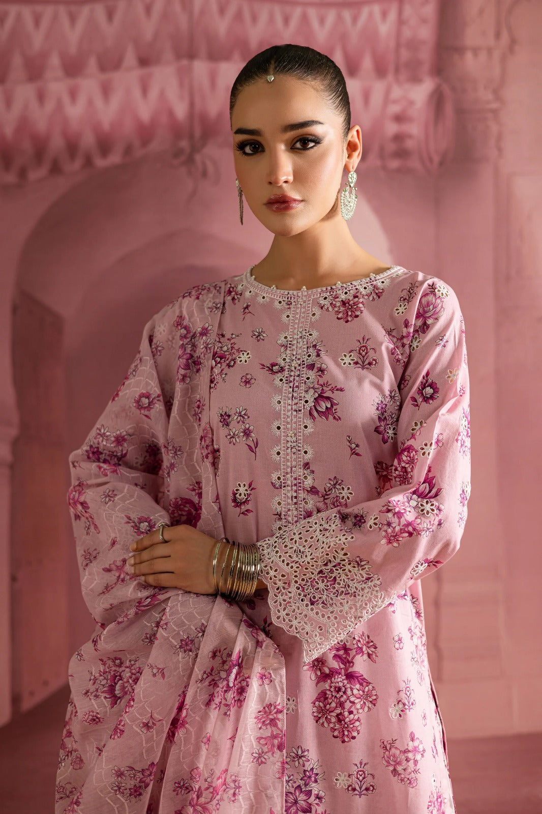 UZ Collection 3 Piece Stitched Luxury Formal Dress - Ready to Wear